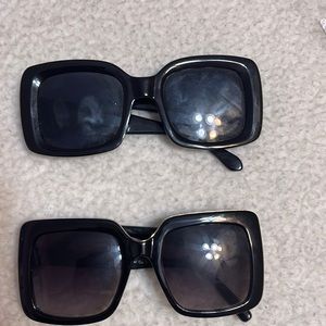 Two Black sunglasses